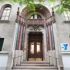 Entrance to the West Side YMCA in Manhattan