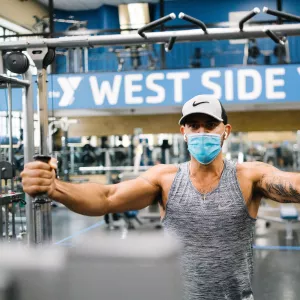 west side y guy working out